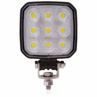 MAXXIMA Vehicle Work Light: Square, Flood, LED, Bolt, DT04-2P Connector, Universal, Surface Mount (MPN MWL-64)