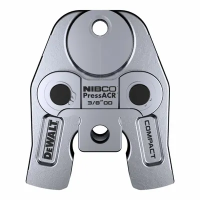DEWALT Press Jaw: 3/8 in Pipe, NIBCO PressACR Refrigeration Press Fitting System - Jaws for Compact Press Tools