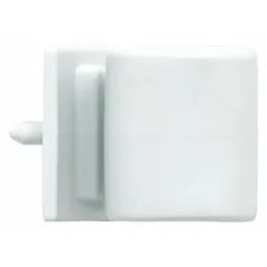 This lid hinge pin secures the lid on compatible Whirlpool washing machines and dryers, ensuring proper opening and closing during operation. It is an OEM replacement part designed to restore correct lid function.