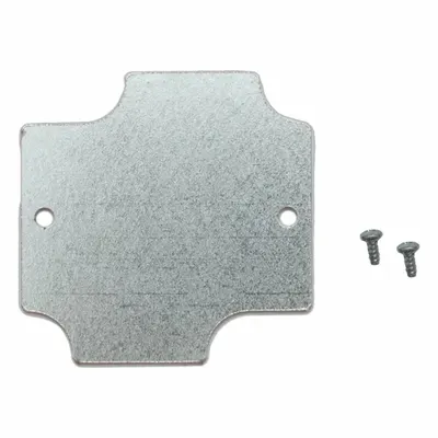 HAMMOND Inner Panel: Back Panel Panel, 2.13 in Overall Ht, 2.13 in Overall Wd, Steel - Interior Mounting Panels