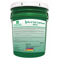 RENEWABLE LUBRICANTS Air Tool Oil: Synthetic, -17°F Min. Op Temp., 250°F Max. Op Temp., Pail (MPN 83114)