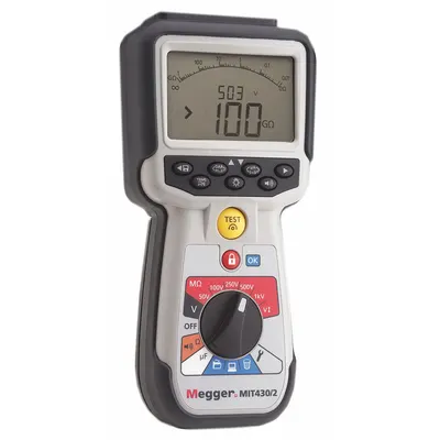 MEGGER Megohmmeter: 0.01 ohm to 1 megaohm, CAT IV 600V, IP54, Digital, Bluetooth/USB - Megohmmeters for Harsh Environments