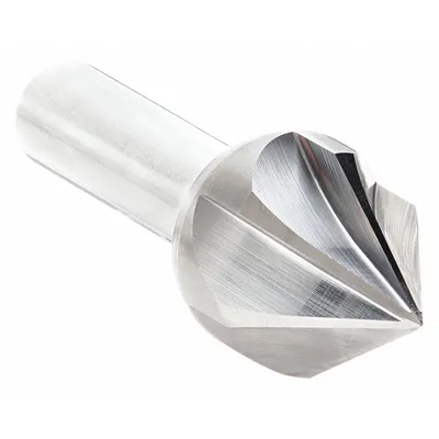 KEO 60° Six-Flute Carbide Countersink, 1 in Body Dia, MPN 919-001-004 - Smooth-Finish Six-Flute Countersinks