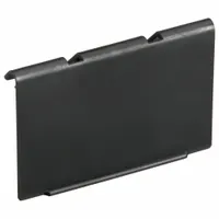 QUANTUM STORAGE SYSTEMS Label Holder: 4 in x 2 1/4 in, Black, Adhered, 24 Label Holders, 24 PK (MPN ELH445)