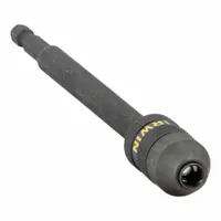 IRWIN Bit Holder: Bit Holder, Impact, 1/4 in Compatible Bit Size, Hex Compatible Bit Shank (MPN 1869516)
