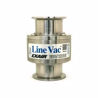 EXAIR Vacuum Conveyor: For 2 in Hose I.D., 1 3/4 in Vacuum ID, 3 1/4 in Vacuum OD, -28.5 in wc (MPN 161200-316)
