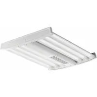 LITHONIA LIGHTING LED High Bay: 25 5/8 in Lg, 36,018 lm, 5000K, 20 ft – 60 ft Mounting Ht, 223 W (MPN IBG36000LMSEFAFLWDHVOLTGZ1050K80CRIDWH)