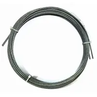 APPROVED VENDOR Wire Rope: Vinyl, Stainless Steel, 7 x 7, 96 lb Working Load Limit, 50 ft Overall Lg