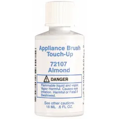 Touch-up paint for cosmetic repairs on Whirlpool washing machines and dryers. Used to cover scratches, chips, and scuffs on appliance surfaces, restoring appearance without replacing panels.