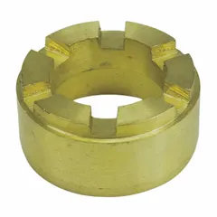 This seat retainer is a retaining ring designed for use with Dayton equipment. It secures components such as bearings or seals in position within industrial machinery. Compatible with Dayton model 4KHG2.