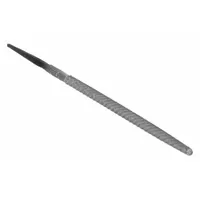 Machinists File: Round, Single-Cut, Safe Edge Cut, Bastard Cut, 4 in Lg without Tang, 1/8 in Thick (MPN 11526NN)