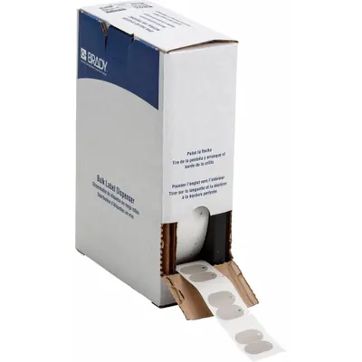 BRADY BM7-111-145-GY Precut Tag Roll, Polyethylene, Gray Matte, Indoor - Brady Precut Tag Rolls