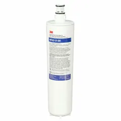 Quick-connect water filter for ice machines and refrigerators. Reduces particulates using polyphosphate media. Features 0.2 micron filtration rating, 2 gpm flow rate, and 8 1/8 in overall height.