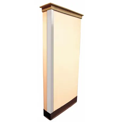OEM PVC Adhesive-Ready Corner Guard, White, 1.5 in Leg Width, 4 ft Height - PVC Adhesive-Ready Corner Guards