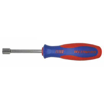 WESTWARD Hollow Round Shank Nut Driver: Straight, Metric, Without Magnetized Tip - Standard Nut Drivers