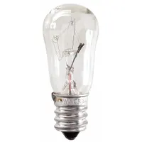 GE LAMPS Incandescent Bulb: Incandescent, Candelabra Screw (E12), (S) Sign, S6, 6S6, 155V AC, White (MPN 6S6-155V)