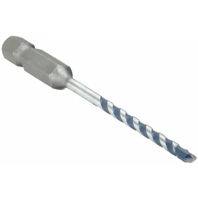 BOSCH Rotary Hammer Drill: 1/4 in Drill Bit Size, 2 in Max Drilling Dp - Carbide-Head SDS-Plus Concrete & Masonry Drill Bits