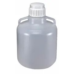 APPROVED VENDOR Round Carboy, 10 L, Colorless, Clear, 83 mm Screw Cap