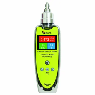 TEST PRODUCTS INTL. Vibration testing Cert of Calibration: Vibration, OLED - Standard Vibration Meters