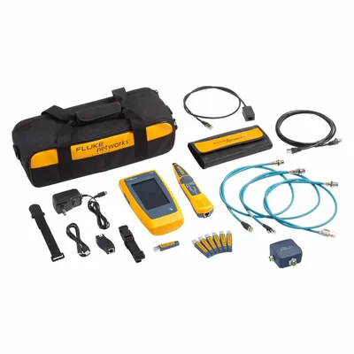 FLUKE NETWORKS Cable Tester Kit: LinkIQ, Industrial Network Pro Kit with IntelliTone Probe - Copper Cable Qualification Testers