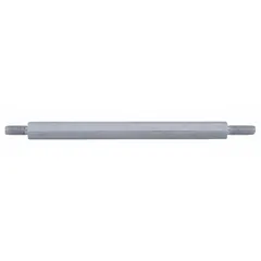 This supporting pin is a replacement component for material handling equipment, designed to fit Dayton brand models such as 1DMP5. It provides structural support in lifting or positioning assemblies for industrial applications.