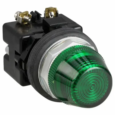EATON Pilot Light: 30 mm Panel Mounting Size, Green, LED - LED Pilot-Lights