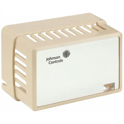 JOHNSON CONTROLS Thermostat Cover: For Johnson Controls T-4000, Cover with Thermometer Window and Logo - Pneumatic Thermostat Covers