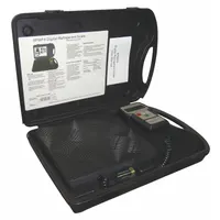 APPROVED VENDOR Charging Scale: 110 lb Max, Built-In Display, 9 in W x 9 in L, ± 2 g