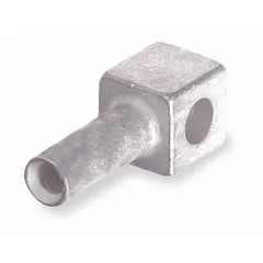 Female motor lead disconnect for terminating motor leads in industrial electrical systems. Body Size 2, brown, Die Code 33. Accommodates 2 AWG wire. Copper construction.