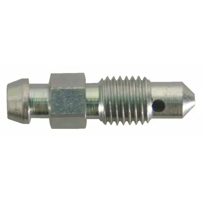 SUR&R Brake Bleeder Screw: Brake Bleeder Screw, M8-1.0 Thread Size, Steel, 5 Pieces - Hydraulic Brake Line Accessories