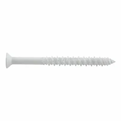 DEWALT Concrete Anchor Screw: 2 1/4 in Overall Lg, 3/16 in Dia, Steel, Zinc-Plated - Flat-Head Screw Anchors
