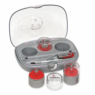 TROEMNER Calibration Weight Kit: 100 g Nominal Mass, Cylinder/Leaf Calibration Wt - Metric Calibration Weight Kits