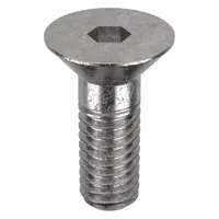 Socket Flat Head Screw: 5/16"-18 Thread Size, 3/4 in Lg, Flat, NL-19, Stainless Steel, 18-8, 25 PK (MPN FBFHEADS5161834P25)