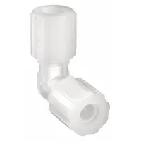 Flared Fitting Elbow: 1/2 in OD x 1/2 in OD Fitting Size, Flared, PFA (MPN FEC-8)