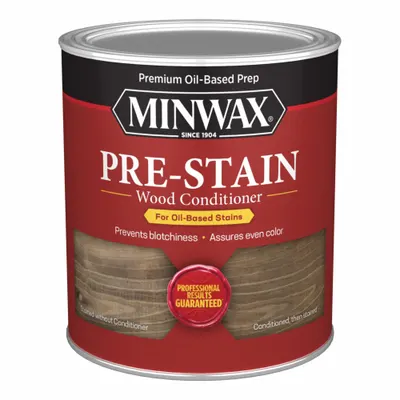 MINWAX Pre-Stain Wood Conditioner, 32 fl oz, Clear, Oil-Based, Interior - Pre-Stain Wood Conditioners