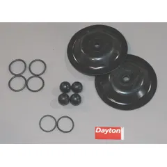 This fluid-end repair kit is used to rebuild the fluid end of reciprocating pumps. It includes Buna-N seals and gaskets, which provide resistance to water, oils, and hydraulic fluids. The kit restores sealing and pressure integrity to extend pump service life in applications such as pressure washing, chemical injection, and water jetting.