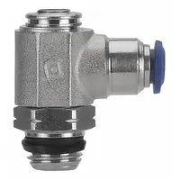 AIGNEP USA Universal Flow Control: Elbow Fitting, Screwdriver Slot, 1/8 in Valve Body Size, 1/8 in (MPN 88953-04-02)