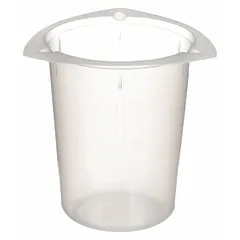 Tri-Pour Beaker, Low Form, Polypropylene, Clear, 800 mL, Printed Graduations