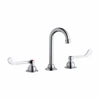 ELKAY Handle-Operated Faucet: Elkay®, Brass, Centerset, Deck, 3 Mounting Holes, 1.5 gpm Flow Rate (MPN LK800GN04T6)