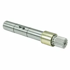 This gear and shaft assembly is designed for use in rotary gear pumps to transmit rotary motion and torque. Compatible with Dayton model 4KHC7, it is suitable for maintenance and repair of Dayton-branded equipment.