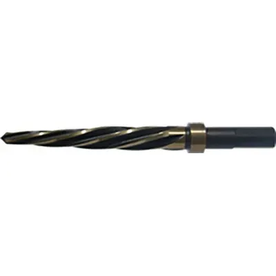 CLE-LINE Three-Flat Shank Car Reamer, 7/16 in, Black & Gold High Speed Steel - Three-Flat Shank Car Reamers