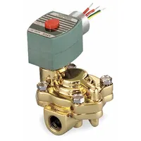 REDHAT Solenoid Valve: 2-Way, Normally Closed, 3/4 in Pipe Size, 110V AC/120V AC, Slow-Closing (MPN 8221G005HW)