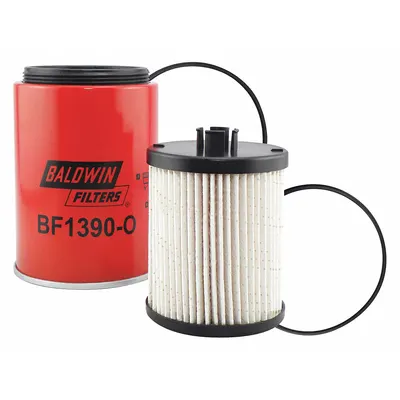 BALDWIN FILTERS Fuel Filter: Spin-On, 4 3/8 in Outside Dia, 1"-14 Thread Size, Cellulose - Spin-On Fuel Filters