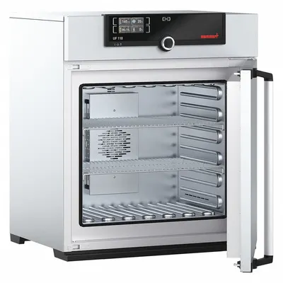 MEMMERT Universal Oven: Forced Air, 3.8 cu ft Capacity, 300°C Max Temp, 2,800 W Watt - Mechanical Forced-Air Convection Ovens