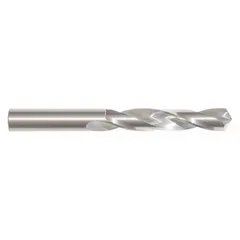 Solid carbide jobber-length drill bit with a #71 diameter of 0.0260 inches. Features a 118° 4-facet point geometry for reduced walking and improved hole accuracy. Suitable for general-purpose precision drilling in hardened steels, stainless steel, and non-ferrous materials.