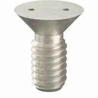 Tamper Resistant Screw: #8-32 Thread Size, 3/8 in Lg, Stainless Steel, Plain, Flat, Spanner, 50 PK (MPN 121790)
