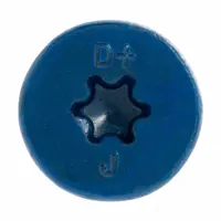 DEWALT Concrete Anchor Screw: 6 in Overall Lg, 3/16 in Dia, Steel, Zinc-Plated, Torx, Flat, 100 PK (MPN DFM12776S)
