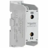 SCHNEIDER Power Distribution Block: Finger-Safe, Lug, Lug, 14 AWG – 3/0 AWG For Line Side Wire Sizes (MPN NSYEBAD12611)