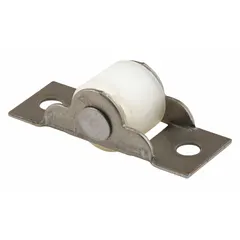 This hanging door roller from PRIME-LINE is designed for sliding doors in industrial or commercial settings. It measures 2 inches in length and 3 13/16 inches in width, with a maximum weight capacity of 60 lb. Supplied as a pack of 1 pair (PR).