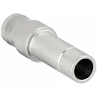 LEGRIS Push-Fit Adapter Fitting: 1/4 in OD Size, Push-to-Connect x Push-to-Connect, Brass, Silver (MPN 3666 56 60)